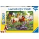 Ravensburger puzzel 300 stukjes Wilde paarden bij de rivier